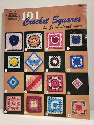 101 crochet squares - 101, (#1216)
